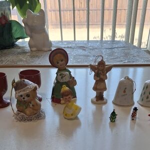 Charming Holiday Figurine Set - Multicolor